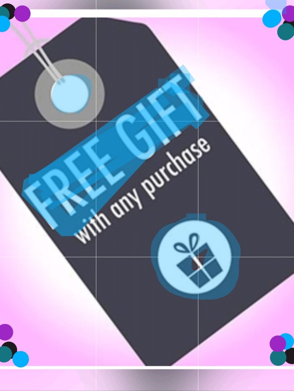 Free Gift Tag Graphic - Free Gift With Any Purchase In My Closet Promo